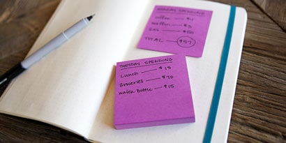 Lleva un registro de lo que gastas